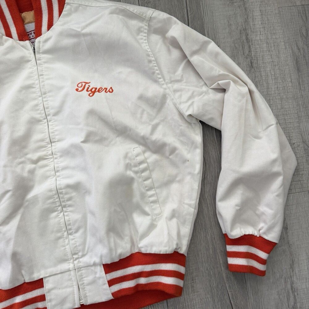 Vintage 1980s Cliff Engle Clemson Varsity Jacket Large Made in USA READ - Picture 3 of 14
